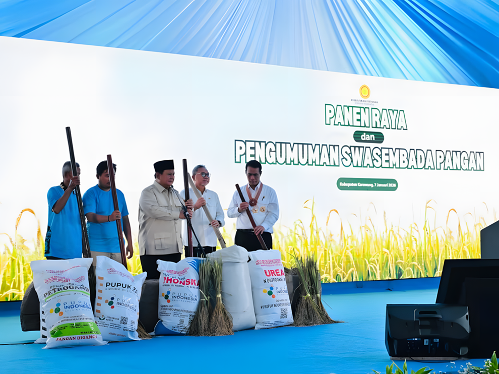 Indonesia Berhasil Capai Swasembada Pangan Sepanjang 2025 Lewat Kebijakan Strategis Presiden Prabowo